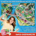 Chifoumi - tapis de jeu pour enfants "Hill Valley" - 150x100cm