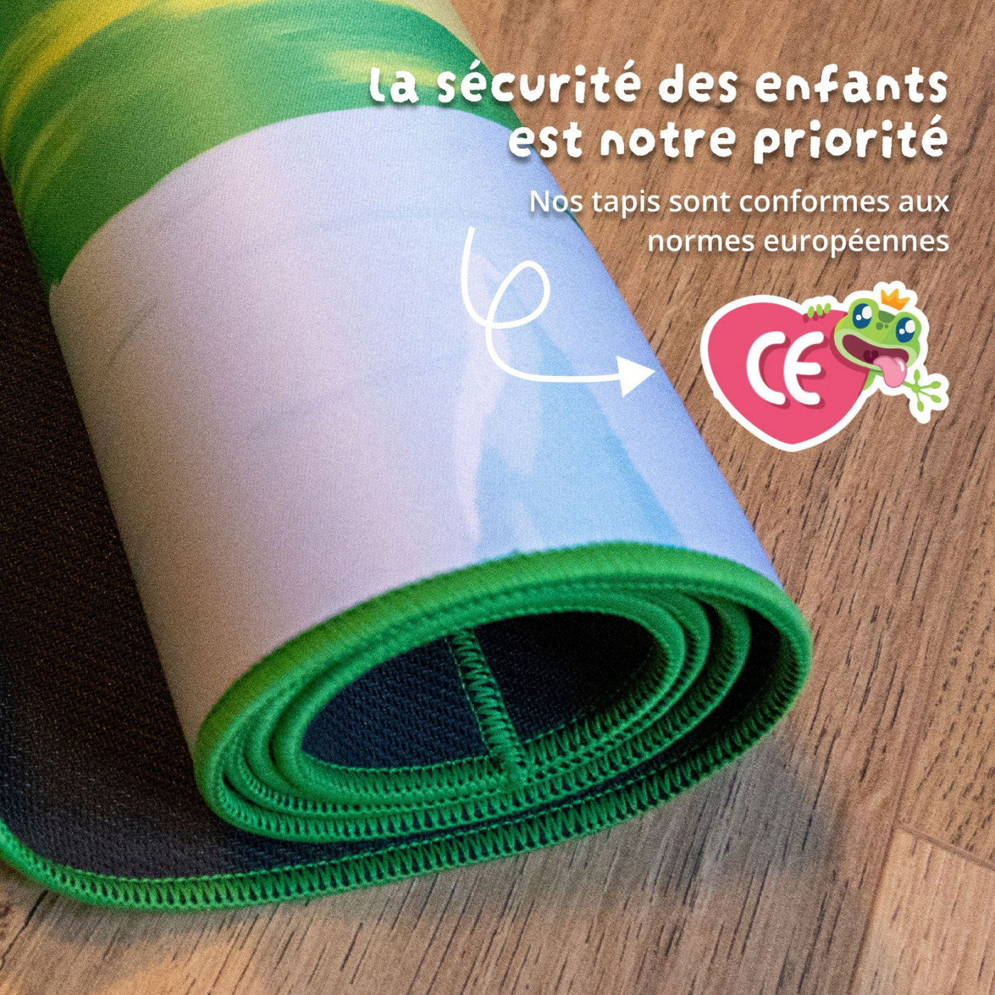 Tapis Chifoumi - Tapis de jeu pour enfants “Middle plains” - 150x100cm