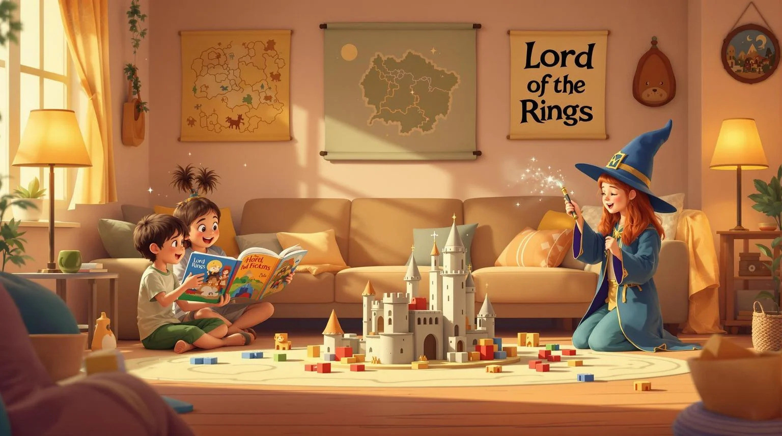 comment présenter l'univers "le seigneur des anneaux" à un enfant ?